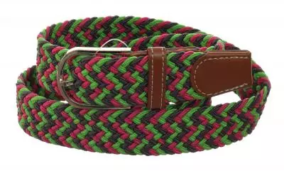 ������ Elastic Belt Green-pink-metal